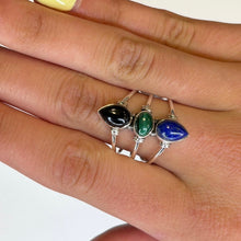 Riley Lapis Lazuli Mixed Sterling Silver Ring