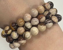 Chocolate Zebra Jasper Mala
