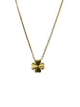 Textured Shamrock Necklace