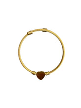 Adjustable Heart Bangle