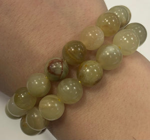 Green Calcite Mala