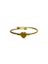 Adjustable Heart Bangle