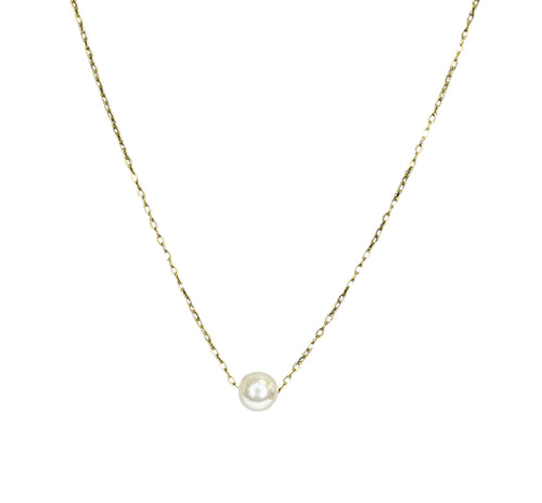 Medium Single Pearl Necklace