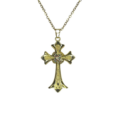 Character Cross Necklace