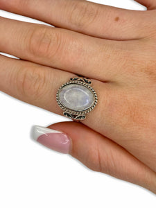 Moonstone Extravagant Sterling Silver Ring