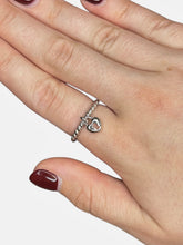 Heart Lock Sterling Silver Ring