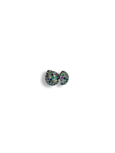Amelia Flat Sparkle Studs