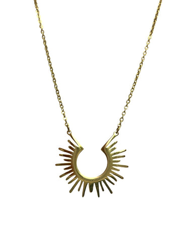 Semi-Sun Necklace