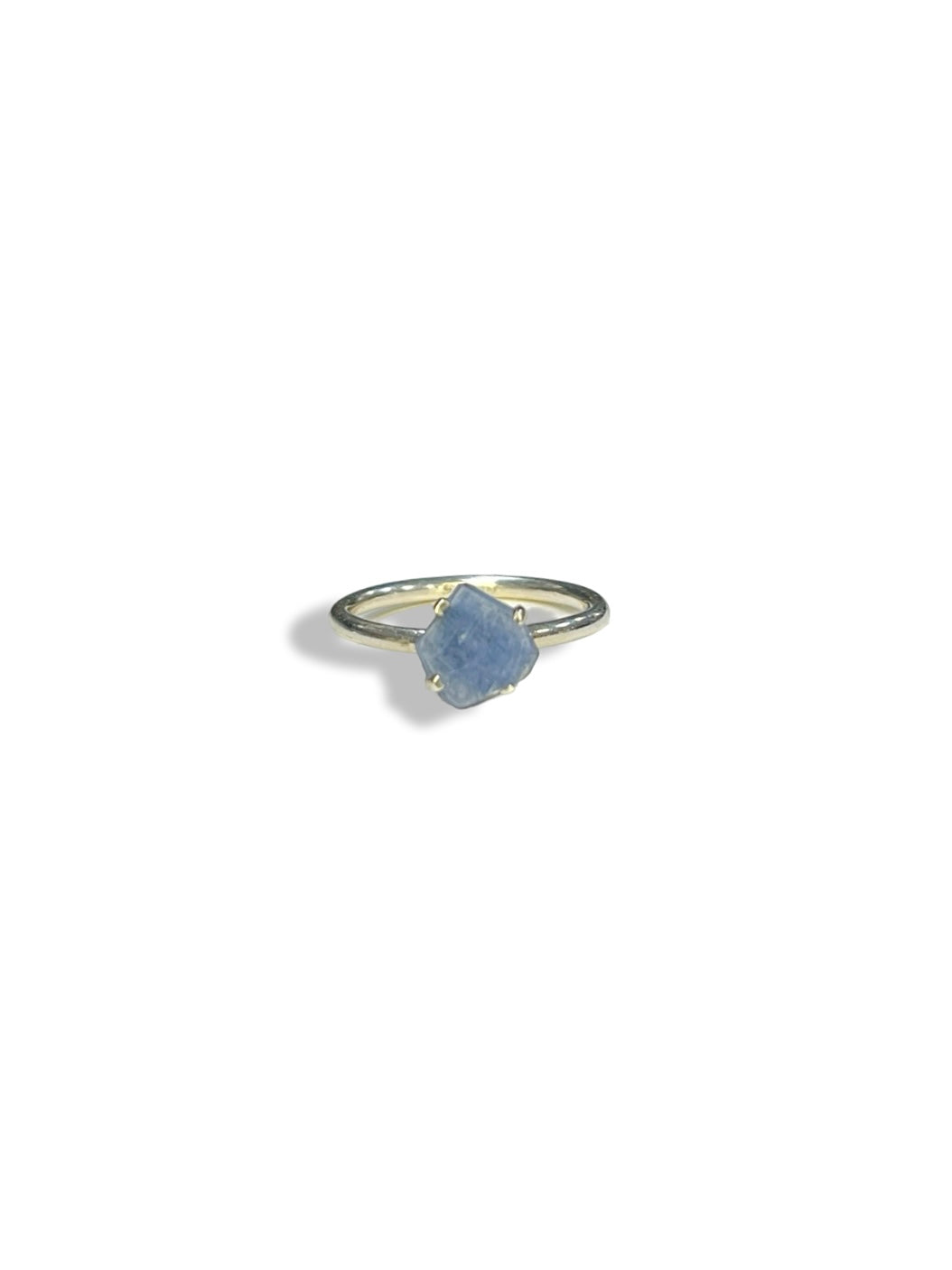 Raw Kyanite Sterling Silver Ring