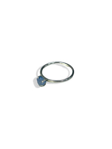 Raw Kyanite Sterling Silver Ring