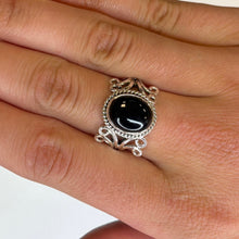 Melody Black Onyx Sterling Silver Ring
