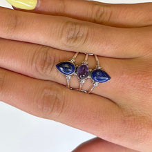 Riley Lapis Lazuli Mixed Sterling Silver Ring