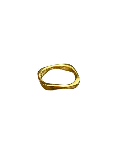 Sculpted Square Ring