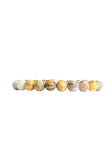 Crazy Lace Agate Mala