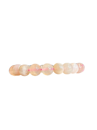 Flower Agate Mala