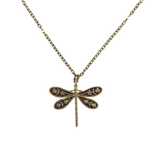 Colourful Dragonfly Necklace