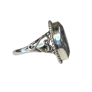 Estelle Moonstone Marquise Sterling Silver