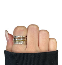 Trio Metal Sterling Silver Meditation Ring