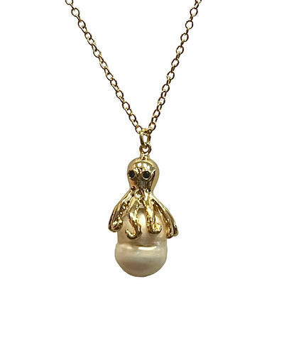 Octopus Pearl Necklace