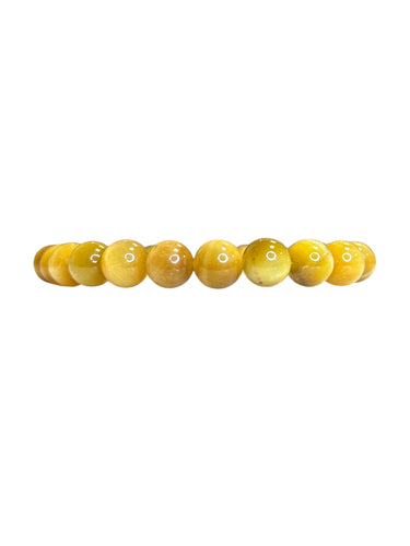 Yellow Cats Eye Mala