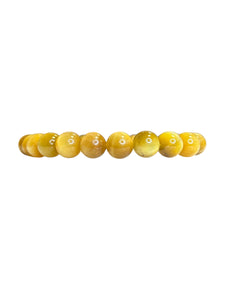 Yellow Cats Eye Mala