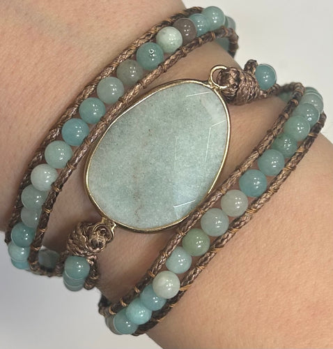 Caribbean Calcite Wrap Bracelet