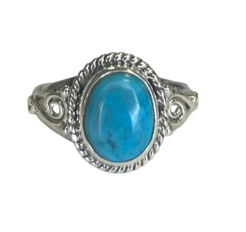 Serenity Turquoise Sterling Silver Ring