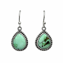 Tibetan Turquoise Sterling Silver Earrings
