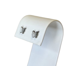 Double Butterfly Sparkle Studs