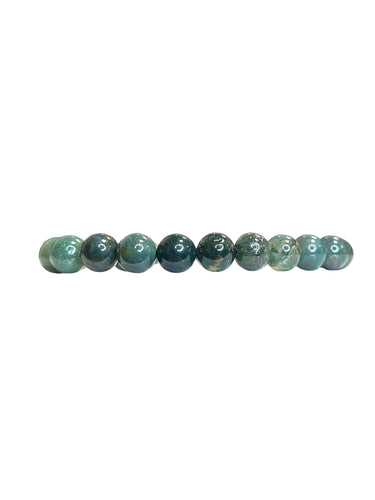 Moss Agate Mala