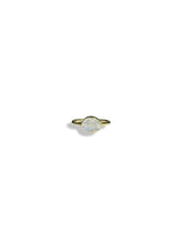 Moonstone Oval Sterling Silver Ring
