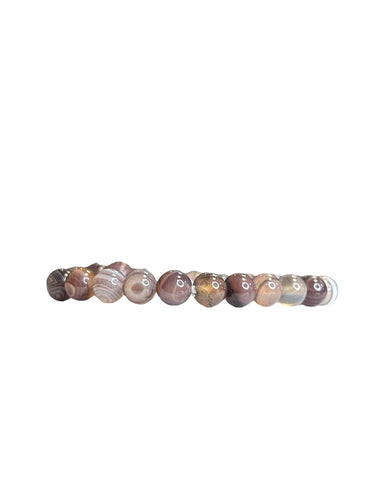 Botswana Agate Mala