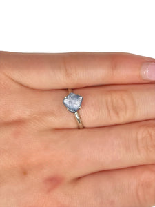 Raw Kyanite Sterling Silver Ring
