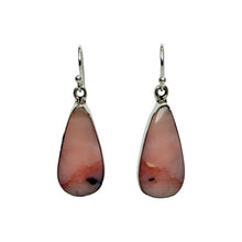 Pink Opal Sterling Silver Earrings