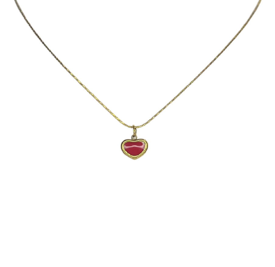 Puffy Heart Necklace