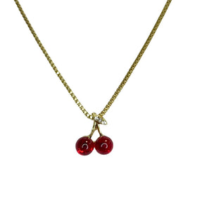 Cherry Sparkle Necklace