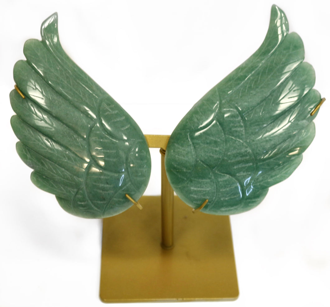Green Aventurine Wings