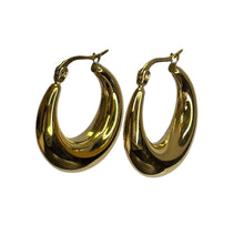 Puffy Crescent Earring