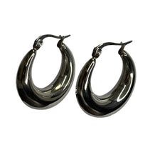 Puffy Crescent Earring