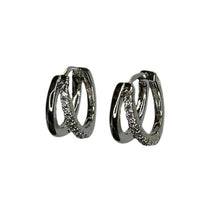 Double Rhinestone Hoop