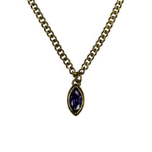 Gemstone Marquise Necklace