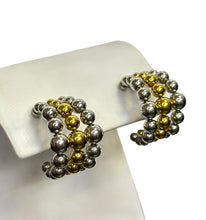 Mixed Metal Bubble Hoops