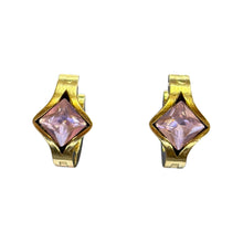 Chunky Gemstone Hoop