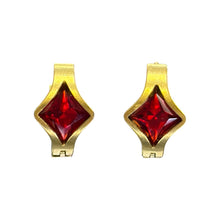 Chunky Gemstone Hoop