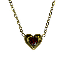 Gemstone Heart Necklace