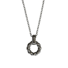 Twisted Hoop Necklace