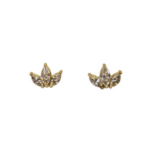 Trio Leaf Studs