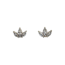 Trio Leaf Studs