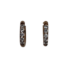 Tiny Rhinestone Huggies