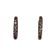 Tiny Rhinestone Huggies